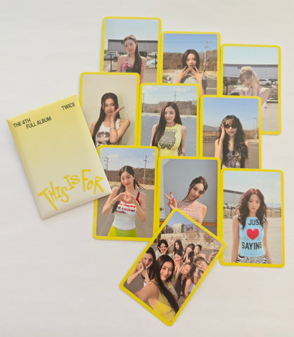 TWICE - This Is For Official Set of 10 Photocards