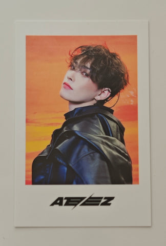 ATEEZ - THE WORLD EP.FIN : WILL Makestar Official Polaroid Photocard (Hongjoong)