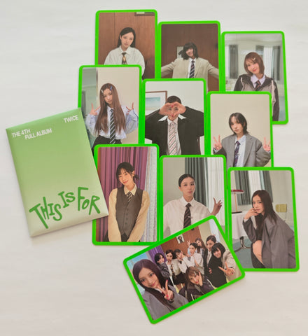 TWICE - This Is For Official Set of 10 Photocards