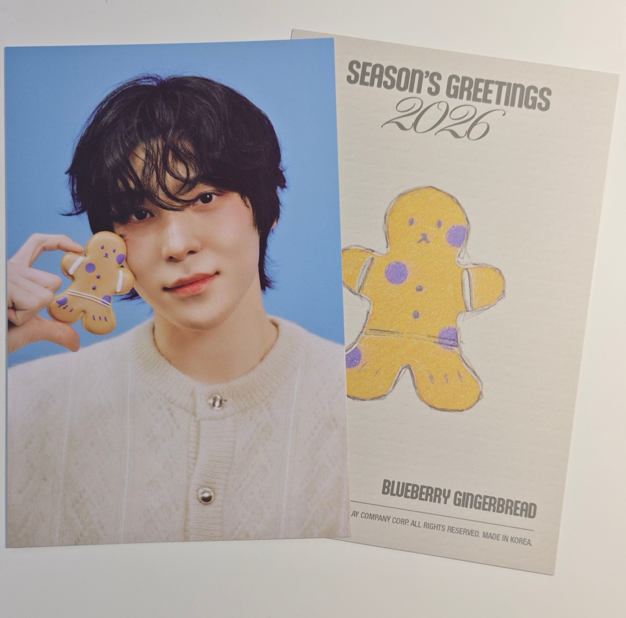 ATEEZ - 2026 SEASON'S GREETINGS Official Postcard (Yunho) – KYYO