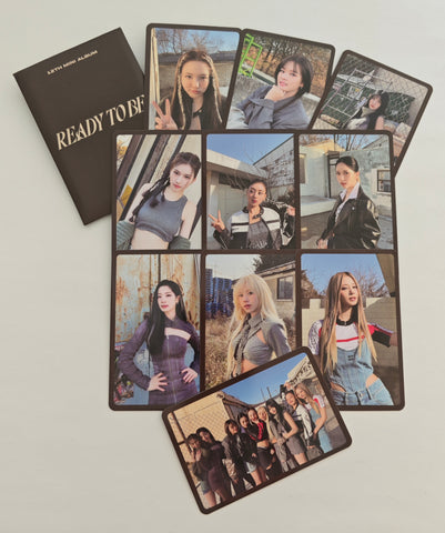 TWICE - Ready To Be Official Set of 10 Photocards (brown)