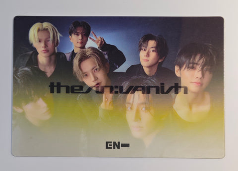 ENHYPEN - THE SIN : VANISH WEVERSE Official Lenticular Unit Postcard