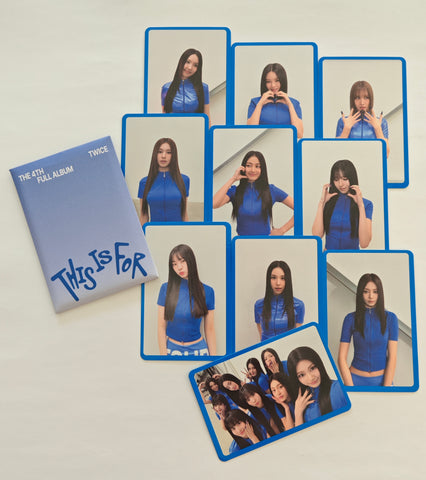 TWICE - This Is For Official Set of 10 Photocards