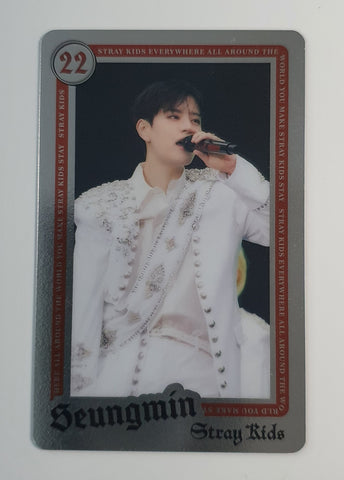 STRAY KIDS - World Tour dominATE JAPAN 2025 Official Photocard (SEUNGMIN #22R) defective