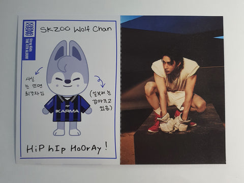 STRAY KIDS - KARMA SKZOO Profile Card (BANGCHAN)