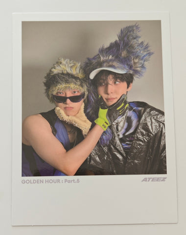 ATEEZ - GOLDEN HOUR : Part.5 Official Unit Instant Photo (Mingi/Yunho)