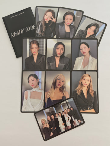 TWICE - Ready To Be Official Set of 10 Photocards (black)