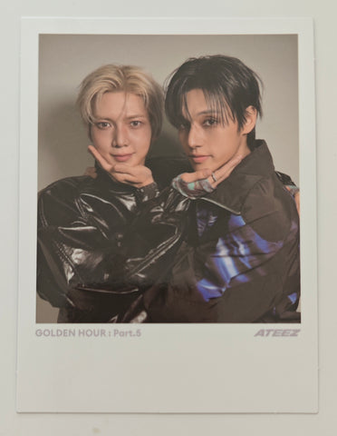 ATEEZ - GOLDEN HOUR : Part.5 Official Unit Instant Photo (Yeosang/Wooyoung)