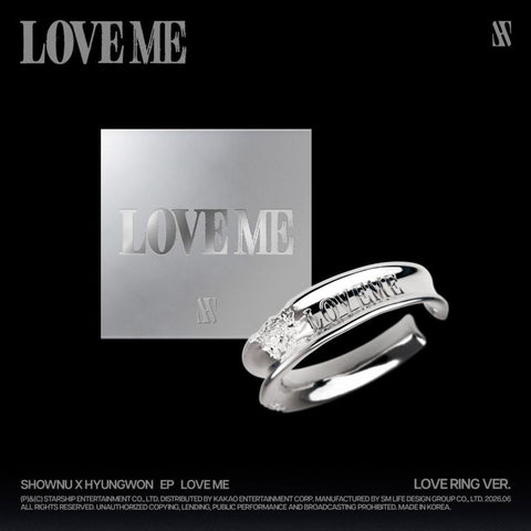 [PREORDER] : SHOWNU x HYUNGWON (MONSTA X) - LOVE ME (LOVE RING Ver.)