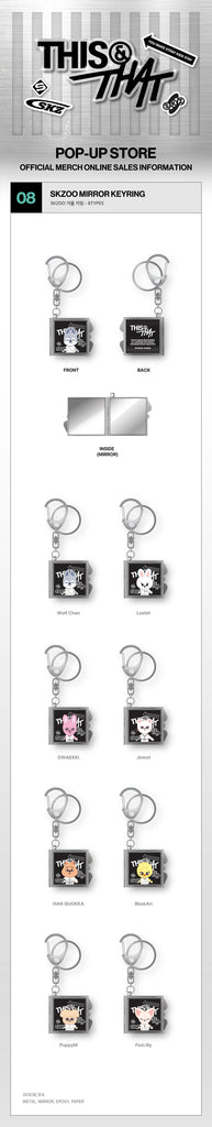 [PREORDER] : Stray Kids - [THIS & THAT] POP-UP STORE MD : SKZOO MIRROR ...