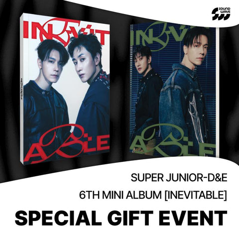 SUPER JUNIOR D&E - INEVITABLE + SOUNDWAVE PHOTOCARD *