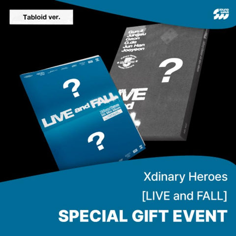 XDINARY HEROES - LIVE and FALL (Tabloid Ver.) + SOUNDWAVE POB PHOTOCARD *