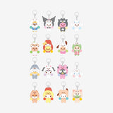 [PREORDER] : Stray Kids - SECRET FLOCKED FIGURE KEYRING (CHEER UP Ver.) [SKZOO X SANRIO CHARACTERS]