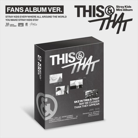 [PREORDER] : Stray Kids - THIS & THAT - (FAN ALBUM VER.)