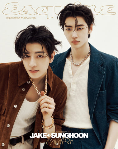 [PREORDER] : JAKE & SUNGHOON (ENHYPEN) - ESQUIRE (June 2025)