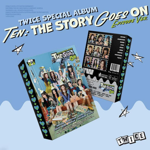 [PREORDER] : TWICE - Special Album - TEN: The Story Goes On (EPISODE ver.)