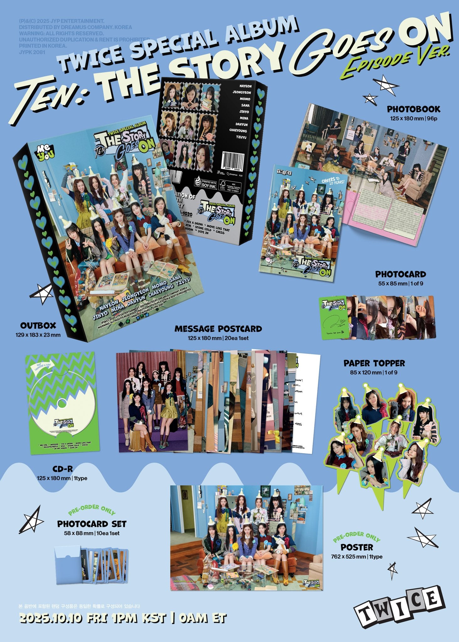 TWICE - Special Album - TEN: The Story Goes On (EPISODE ver.) – KYYO