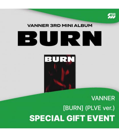 VANNER - BURN (PLVE Ver.) + SOUNDWAVE PHOTOCARD *