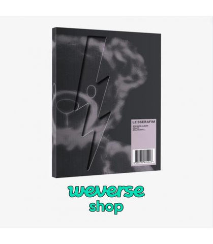 LE SSERAFIM - CRAZY (BALACLAVA ver.) + WERVERSE GIFT *