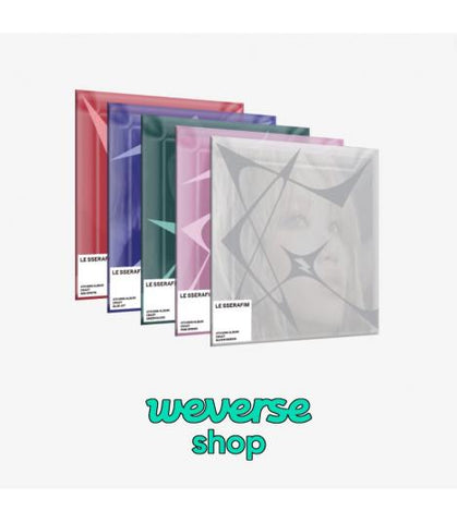 LE SSERAFIM - CRAZY (Compact 5 members ver.) + WEVERSE GIFTS *