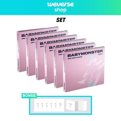 [PREORDER] : [WEVERSE SET] BABYMONSTER - CHOOM (JEWEL Ver.)