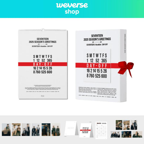 [WEVERSE SET] SEVENTEEN - 2025 SEASON'S GREETINGS + WALL CALENDAR