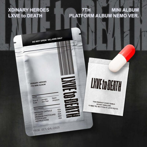 [PREORDER] : Xdinary Heroes - LXVE to DEATH (Platform Album Nemo ver.)