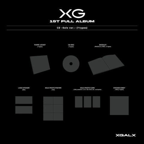 [PREORDER] : XG - 1st Full Album (Solo Ver.)