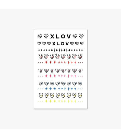 [PREORDER] : XLOV - 2026 ASIA TOUR 'SERVING-X' OFFICIAL MD : NAIL STICKERS