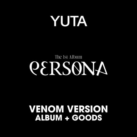 [PREORDER] : YUTA (NCT) - PERSONA (Venom Ver.) (Album + Goods)