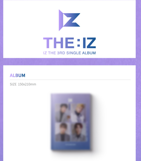 IZ - Single Album Vol. 3: THE:IZ (Korean edition) – KYYO