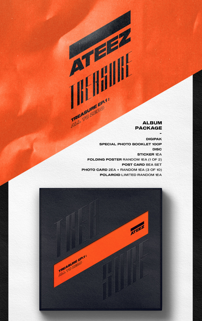 ATEEZ (에이티즈) TREASURE EP.1: All To Zero (Korean Edition) – KYYO