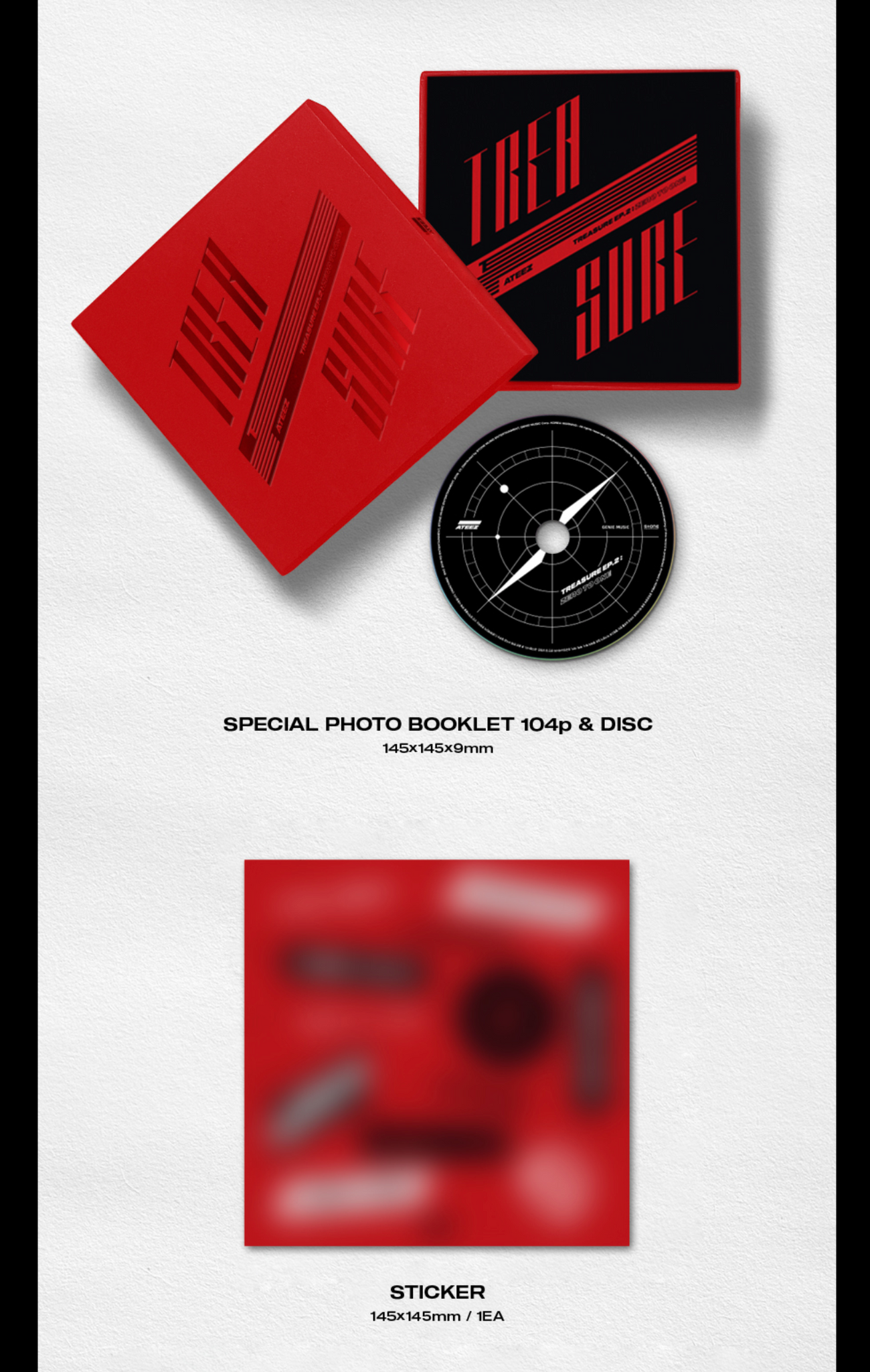 ATEEZ (에이티즈) TREASURE EP.2: Zero To One (Korean Edition) – KYYO