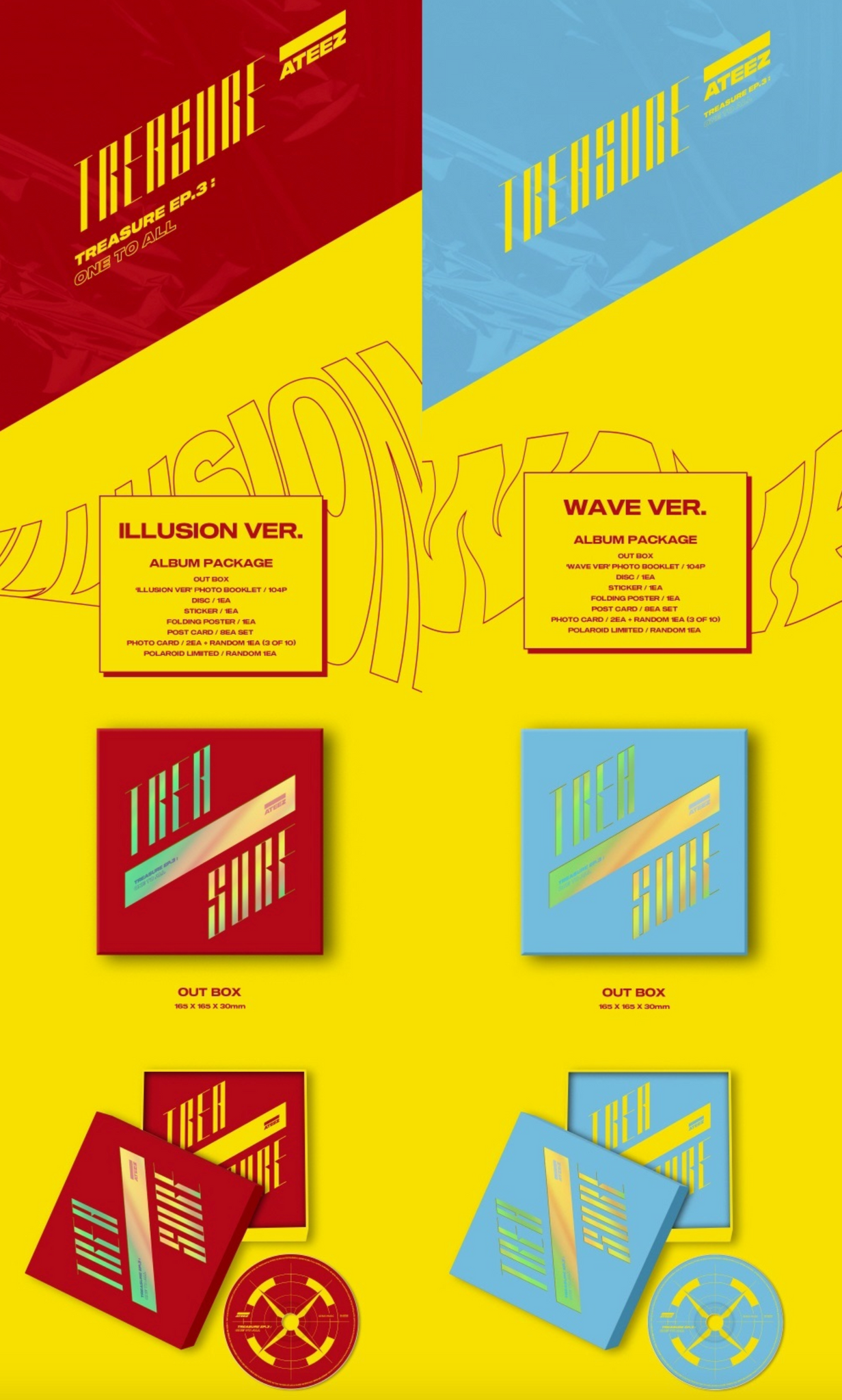 ATEEZ (에이티즈) TREASURE EP.3 : One To All (Korean Edition) – KYYO