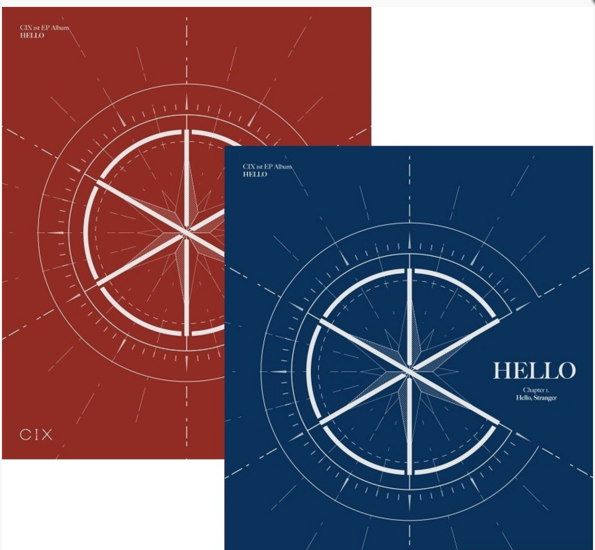 CIX (씨아이엑스) 1st EP Album - 'HELLO' Chapter 1. Hello, Stranger (Korean Edition)
