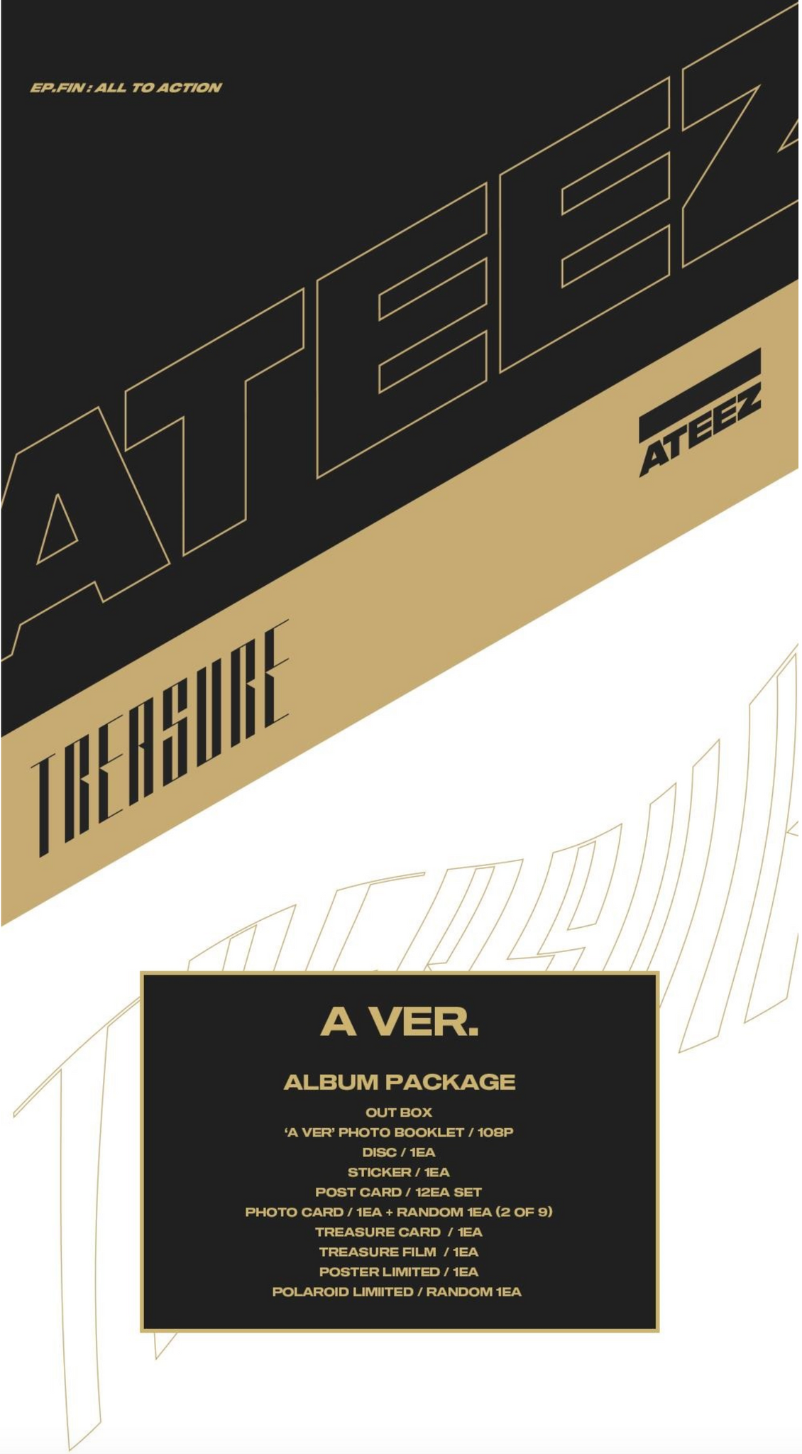 ATEEZ (에이티즈) TREASURE EP.FIN : All To Action (Korean Edition