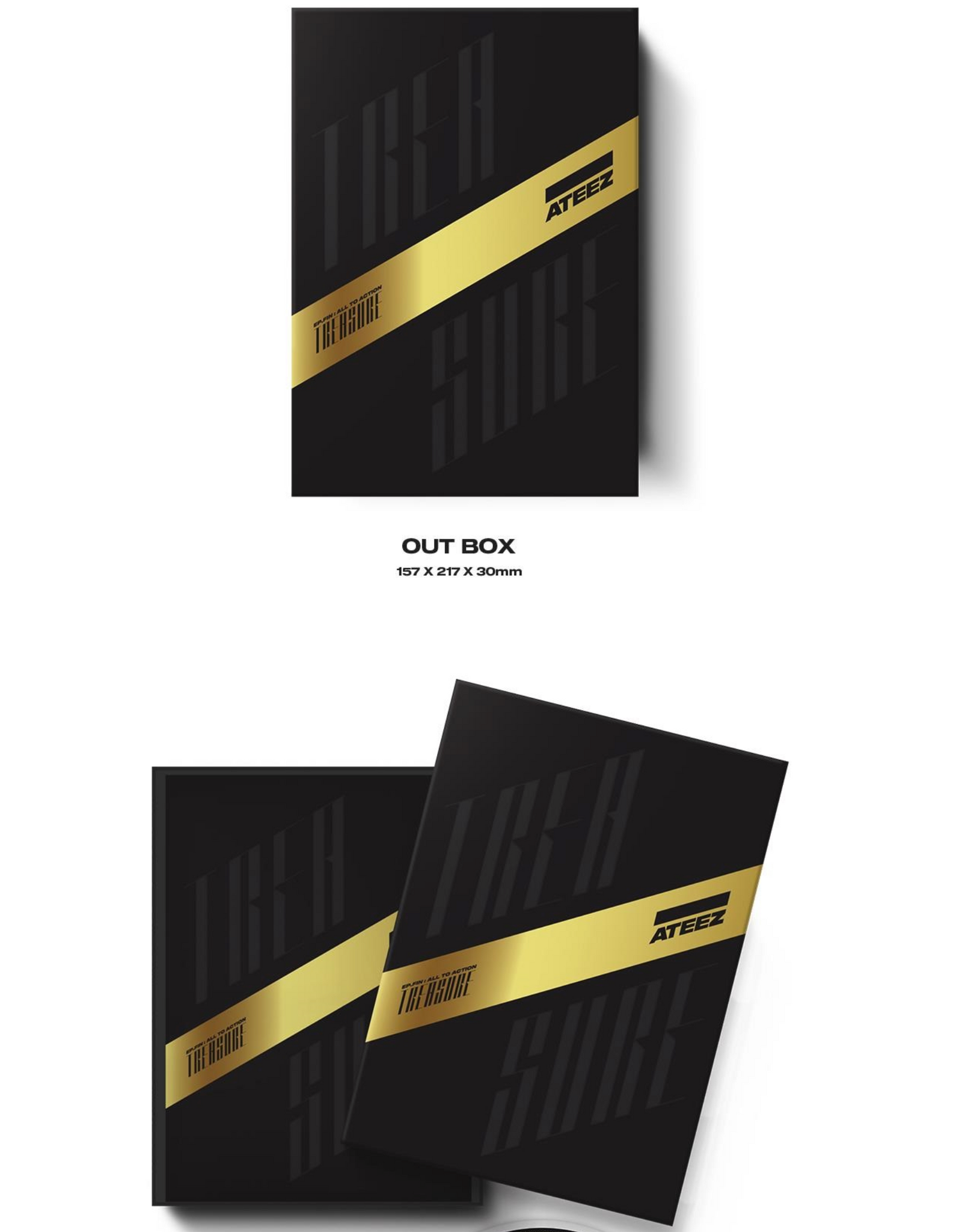 ATEEZ (에이티즈) TREASURE EP.FIN : All To Action (Korean Edition ATEEZ (에이티즈) TREASURE EP.FIN : All To Action (Korean Edition