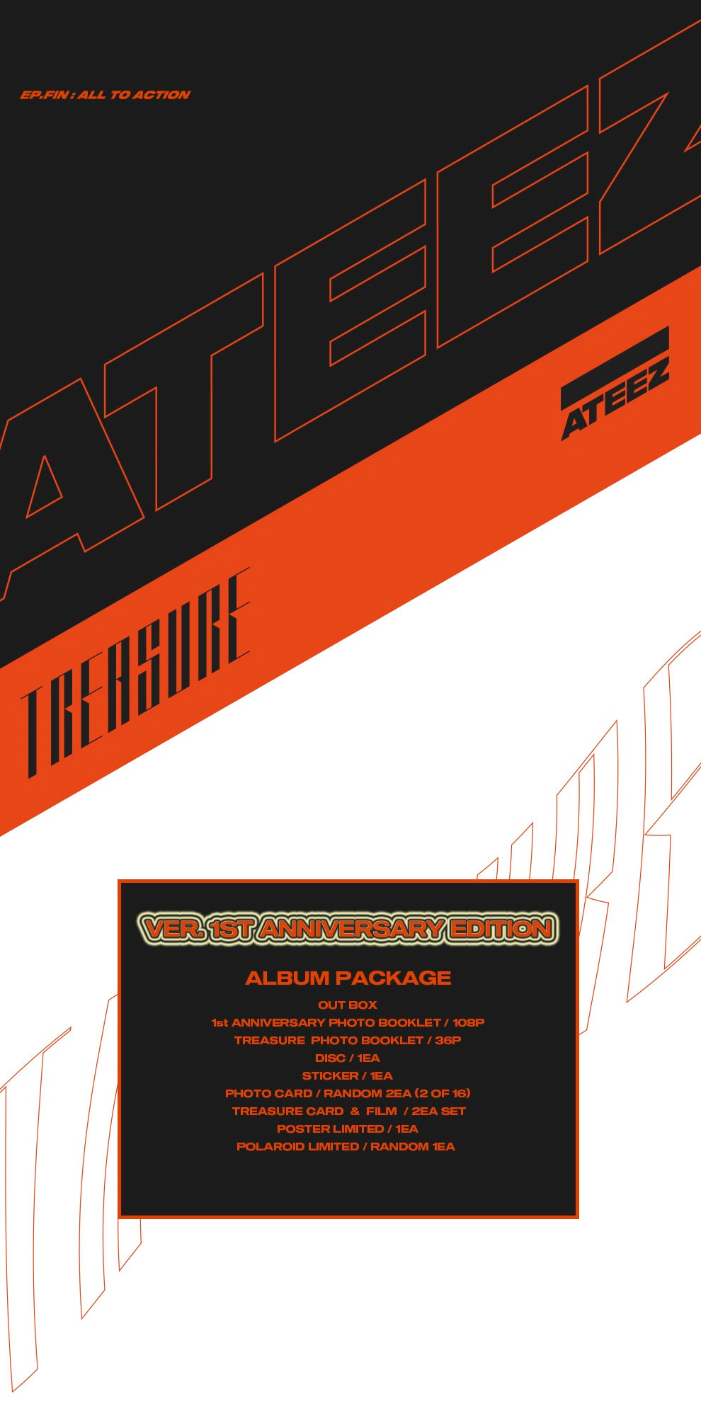ATEEZ - TREASURE EP.FIN : All To Action [1st Anniversary