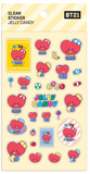 BT21 - CLEAR STICKER [JELLY CANDY]