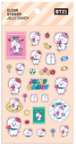 BT21 - CLEAR STICKER [JELLY CANDY]