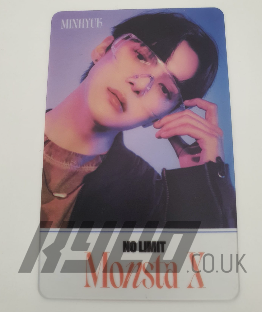 MONSTA X NO LIMIT SW LUCKY DRAW PVC OFFICIAL PHOTO CARD – KYYO
