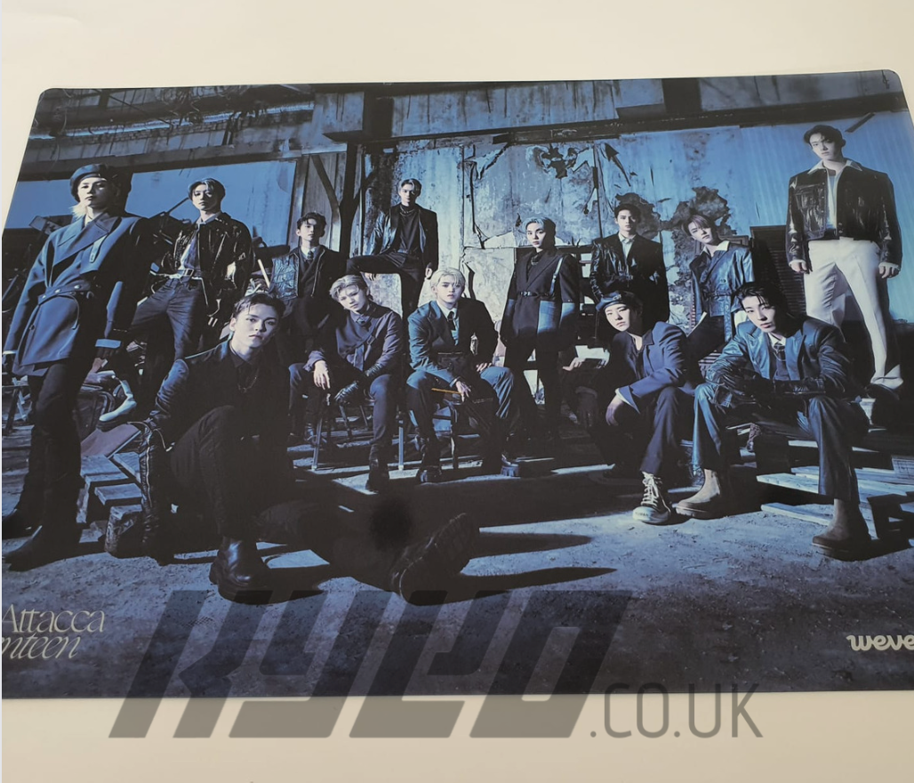 SEVENTEEN ATTACCA WEVERSE OFFICIAL TRANSPARENT MINI POSTER – KYYO