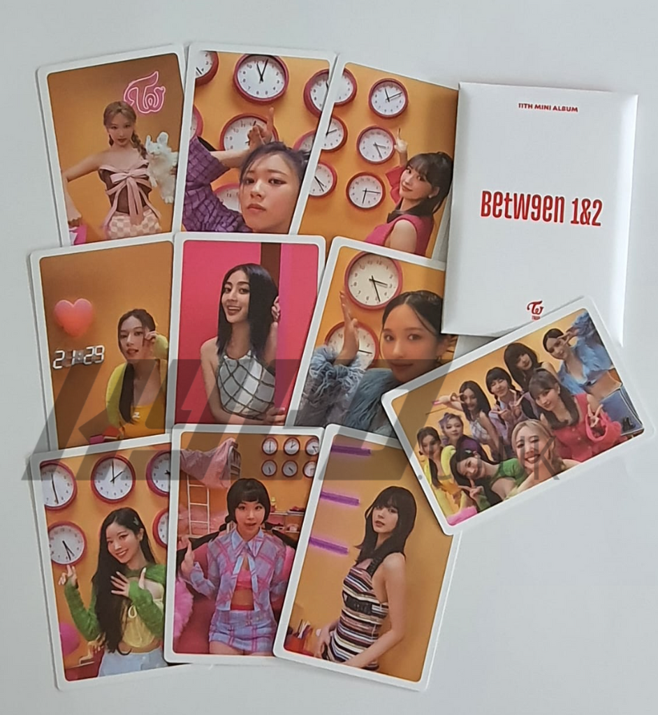 TWICE - BETWEEN 1&2 Pre Order Official 10 Photocards Set – KYYO