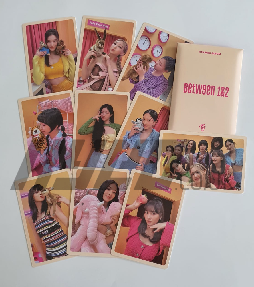 TWICE - BETWEEN 1&2 Pre Order Official 10 Photocards Set