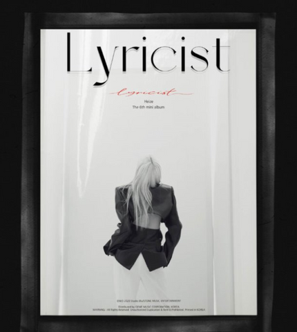Heize - Mini Album Vol. 6 : Lyricist (Korean Edition)