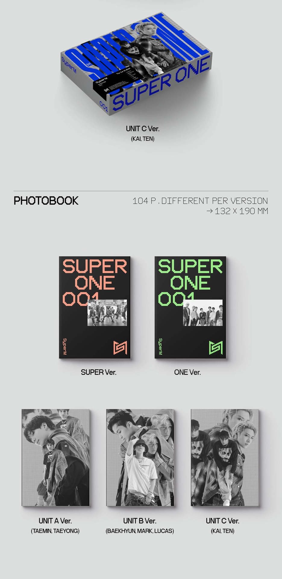 SuperM プロモアルバム 非売品 サイン入り SUPER ONE SuperM SuperM プロモアルバム 非売品 サイン入り SUPER ONE SuperM