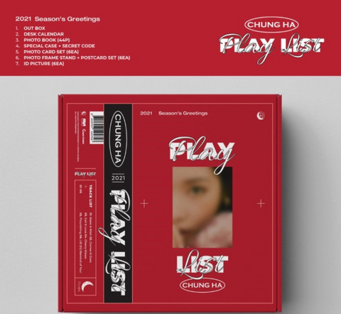 Chung Ha - 2021 Season's Greetings : Play List (Korean Edition)