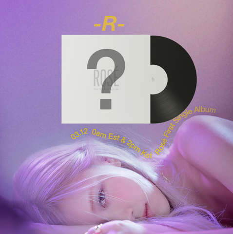 Rosé - First Single Album -R- (LP) (Limited Korean Edition)