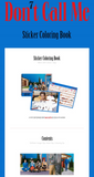 Shinee - Don't Call Me Sticker Coloring Book (Korean Edition)
