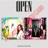KWON EUN BI (IZ*ONE) - mini album Vol. 1 - OPEN + 2 RANDOM PHOTOCARDS * (Korean Edition)